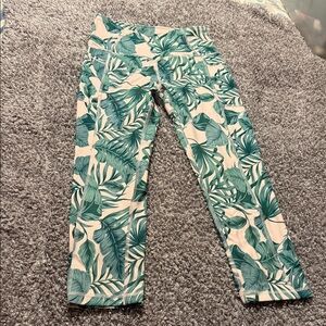 Gottex Tropical Leaf Print Leggings